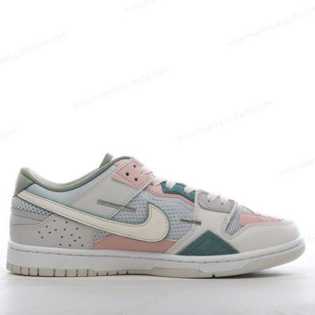 Billige Sko Nike Dunk Low Scrap ‘Grøn Grå Hvid’ DM0802-001