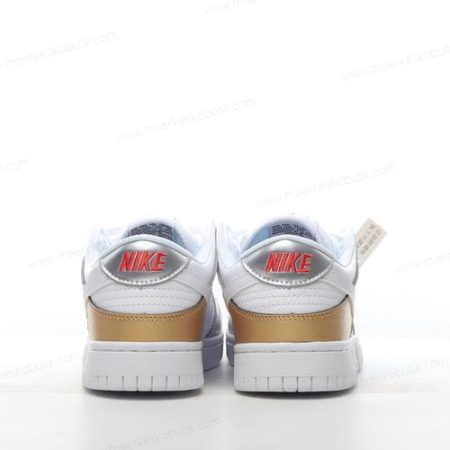 Billige Sko Nike Dunk Low ‘Sølv Guld Hvid’ DH4403-700