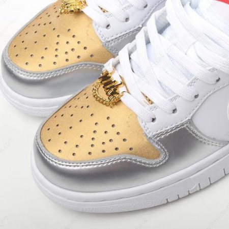 Billige Sko Nike Dunk Low ‘Sølv Guld Hvid’ DH4403-700