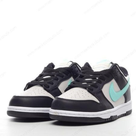 Billige Sko Nike Dunk Low ‘Sort Grå Hvid Grøn’ CW1590-003