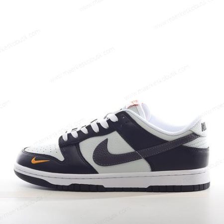 Billige Sko Nike Dunk Low ‘Sort Hvid Orange’ FN7808-001