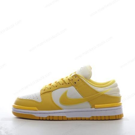 Billige Sko Nike Dunk Low Twist ‘Gul Hvid’ DZ2794-100