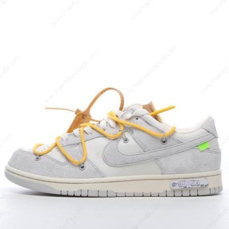 Billige Sko Nike Dunk Low x Off-White ‘Grå Hvid’ DJ0950-109