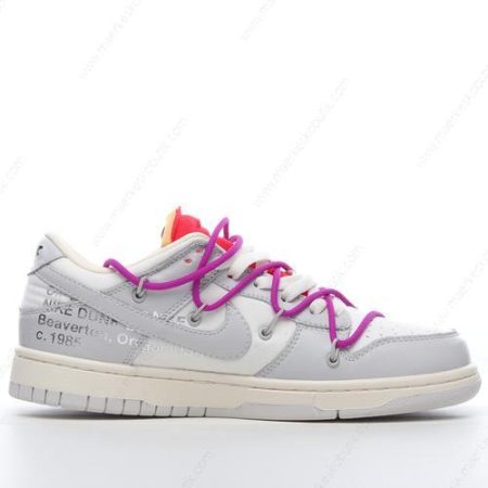 Billige Sko Nike Dunk Low x Off-White ‘Grå Hvid’ DM1602-101