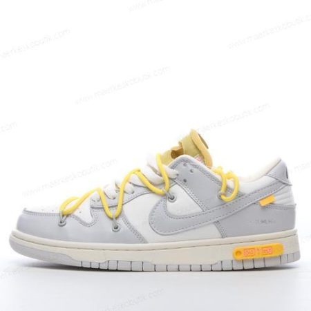 Billige Sko Nike Dunk Low x Off-White ‘Grå Hvid’ DM1602-103