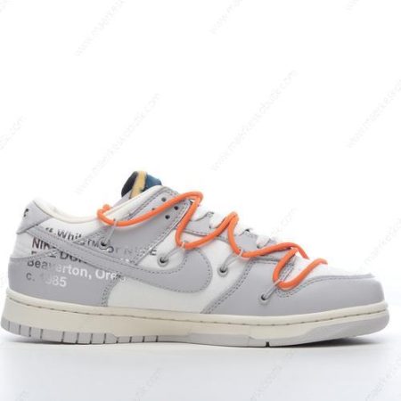 Billige Sko Nike Dunk Low x Off-White ‘Grå Hvid’ DM1602-104