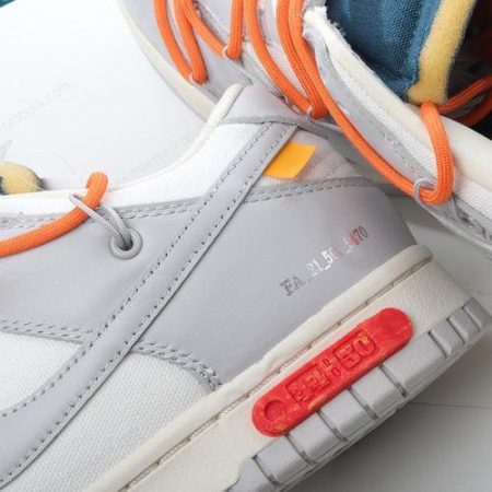 Billige Sko Nike Dunk Low x Off-White ‘Grå Hvid’ DM1602-104