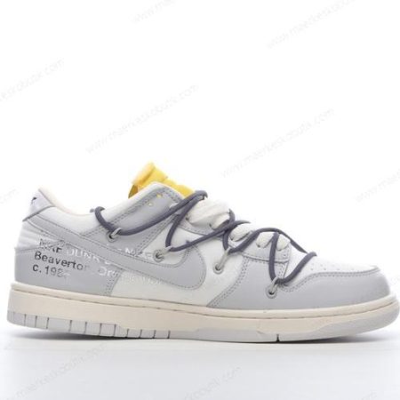 Billige Sko Nike Dunk Low x Off-White ‘Grå Hvid’ DM1602-105