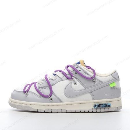 Billige Sko Nike Dunk Low x Off-White ‘Grå Hvid’ DM1602-107