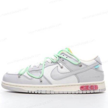 Billige Sko Nike Dunk Low x Off-White ‘Grå Hvid’ DM1602-108