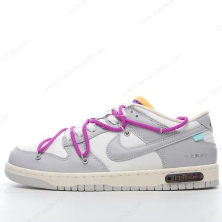 Billige Sko Nike Dunk Low x Off-White ‘Grå Hvid’ DM1602-111