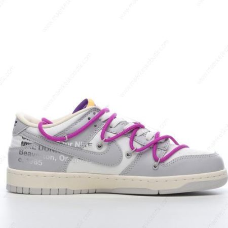 Billige Sko Nike Dunk Low x Off-White ‘Grå Hvid’ DM1602-111