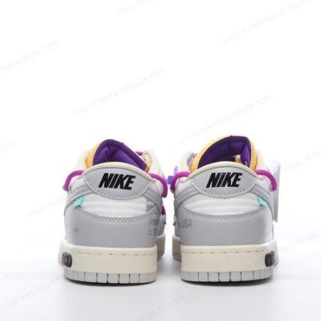 Billige Sko Nike Dunk Low x Off-White ‘Grå Hvid’ DM1602-111