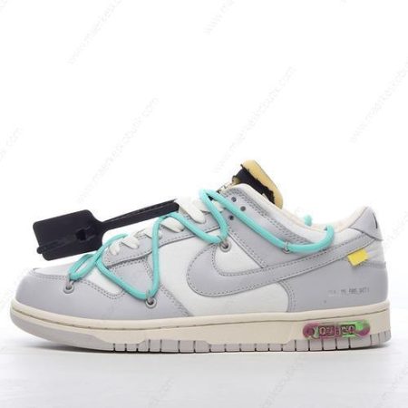 Billige Sko Nike Dunk Low x Off-White ‘Grå Hvid’ DM1602-114