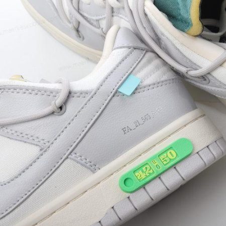 Billige Sko Nike Dunk Low x Off-White ‘Grå Hvid’ DM1602-117