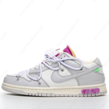 Billige Sko Nike Dunk Low x Off-White ‘Grå Hvid’ DM1602-118