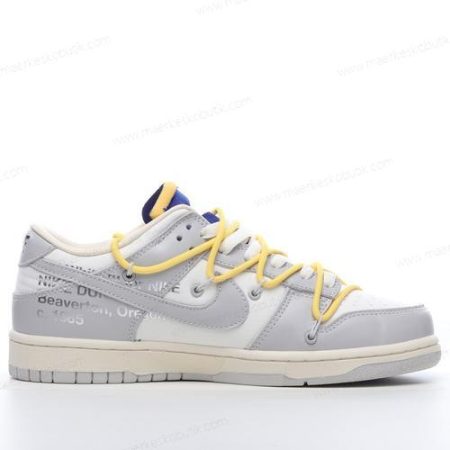 Billige Sko Nike Dunk Low x Off-White ‘Grå Hvid’ DM1602-120