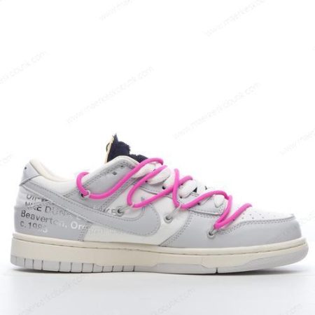 Billige Sko Nike Dunk Low x Off-White ‘Grå Hvid’ DM1602-122