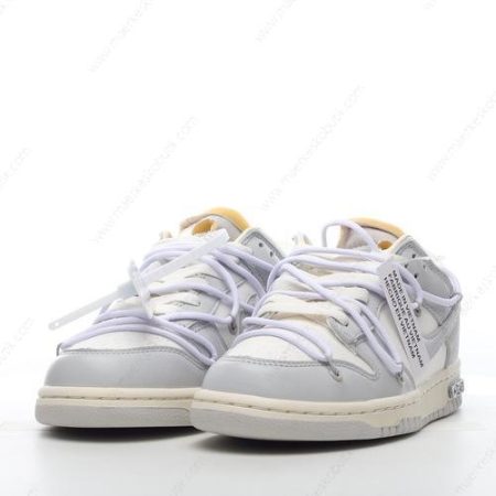 Billige Sko Nike Dunk Low x Off-White ‘Grå Hvid’ DM1602-123