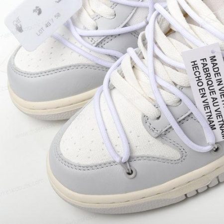 Billige Sko Nike Dunk Low x Off-White ‘Grå Hvid’ DM1602-123