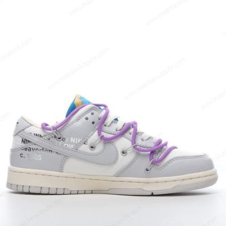 Billige Sko Nike Dunk Low x Off-White ‘Grå Hvid’ DM1602-125