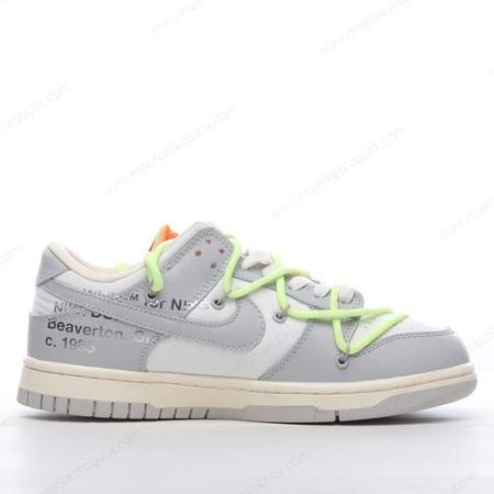 Billige Sko Nike Dunk Low x Off-White ‘Grå Hvid’ DM1602-128