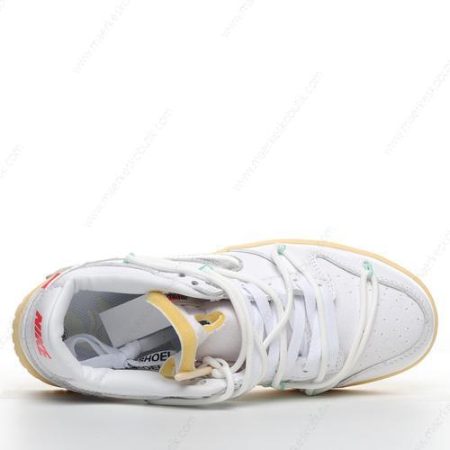 Billige Sko Nike Dunk Low x Off-White ‘Hvid Sølv’ DM1602-127