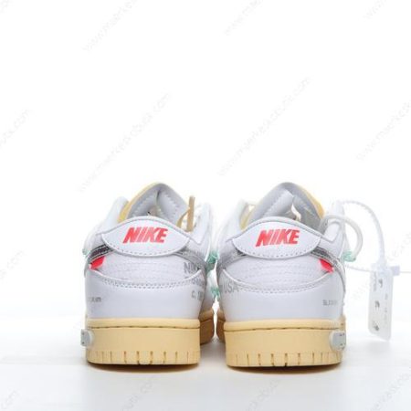 Billige Sko Nike Dunk Low x Off-White ‘Hvid Sølv’ DM1602-127