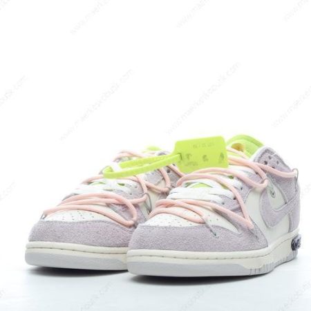 Billige Sko Nike Dunk Low x Off-White ‘Lilla Hvid’ DJ0950-100