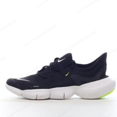 Billige Sko Nike Free RN 5 ‘Sort Hvid’ AQ1316-003