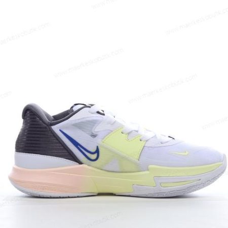 Billige Sko Nike Kyrie 5 Low ‘Hvid Gul Sort’ DJ6012-100