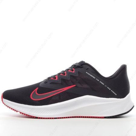 Billige Sko Nike Quest 3 ‘Sort Hvid Rød’ CD0230-004