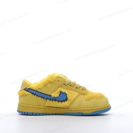 Billige Sko Nike SB DUNK LOW PRO QS Three Bear Pack GS Kids ‘Gul Blå’