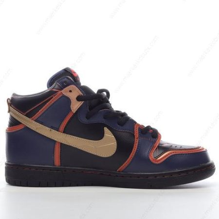 Billige Sko Nike SB Dunk High ‘Blå Guld’ DH7717-400