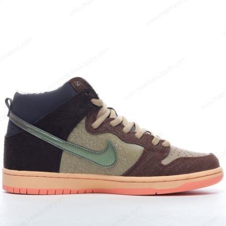 Billige Sko Nike SB Dunk High ‘Brun Blå Orange’ DC6887-200