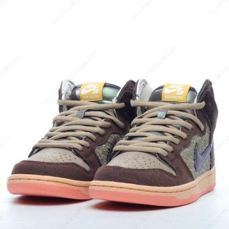 Billige Sko Nike SB Dunk High ‘Brun Blå Orange’ DC6887-200