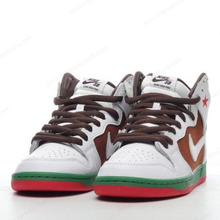 Billige Sko Nike SB Dunk High ‘Brun Hvid’ 313171-201