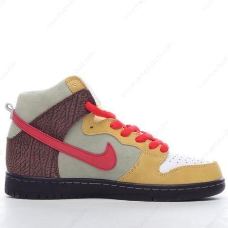 Billige Sko Nike SB Dunk High ‘Brun Rød’ CZ2205-700