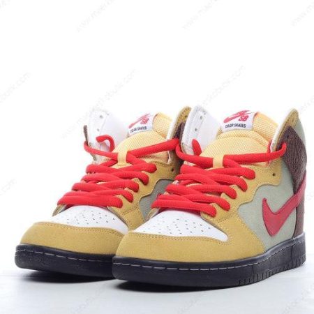 Billige Sko Nike SB Dunk High ‘Brun Rød’ CZ2205-700