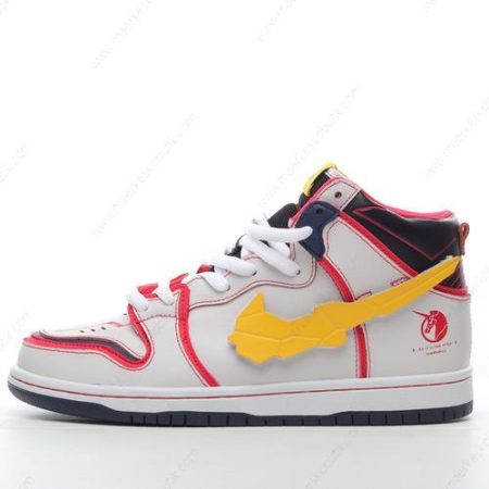 Billige Sko Nike SB Dunk High ‘Hvid Gul’ DH7717-100