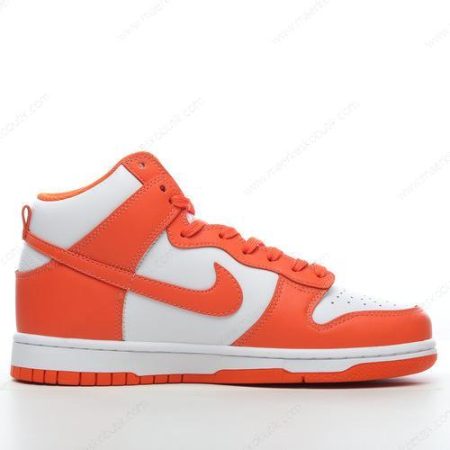 Billige Sko Nike SB Dunk High ‘Hvid Orange’ DD1399-101