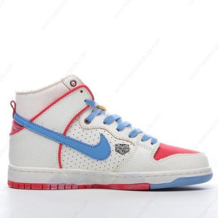 Billige Sko Nike SB Dunk High Pro ‘Blå Rød Hvid’ DH7683-100