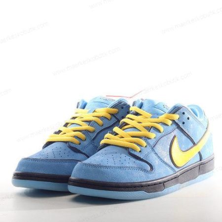 Billige Sko Nike SB Dunk Low ‘Blå Gul Sort’ FZ8830-400