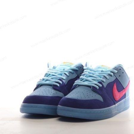 Billige Sko Nike SB Dunk Low ‘Blå Rød’ DO9404-400