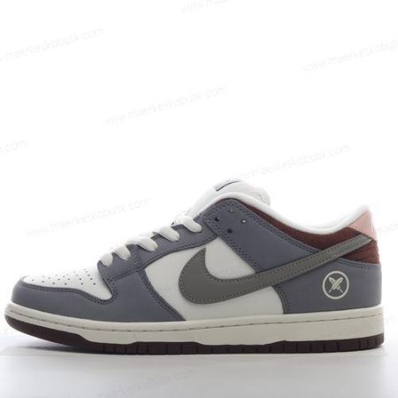 Billige Sko Nike SB Dunk Low ‘Grå Hvid’ FQ1180-001