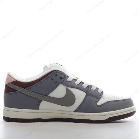 Billige Sko Nike SB Dunk Low ‘Grå Hvid’ FQ1180-001