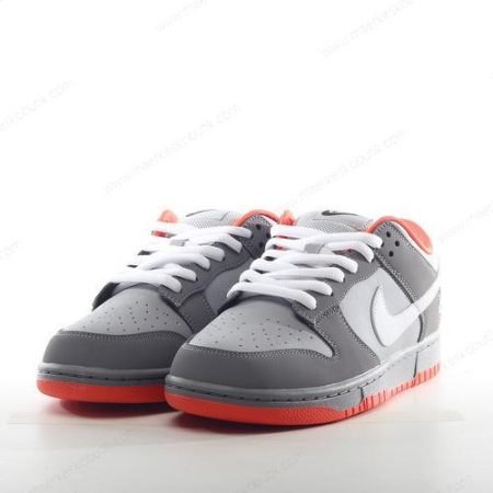 Billige Sko Nike SB Dunk Low ‘Grå Hvid Orange’ 304292-011