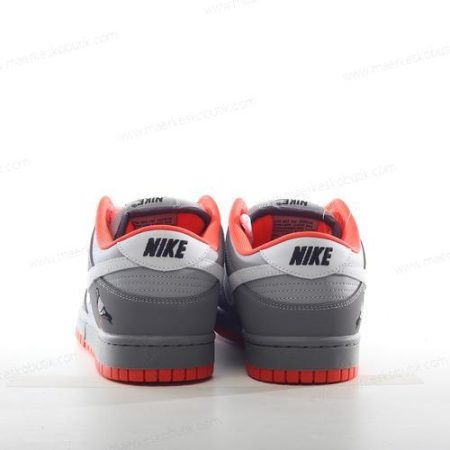 Billige Sko Nike SB Dunk Low ‘Grå Hvid Orange’ 304292-011