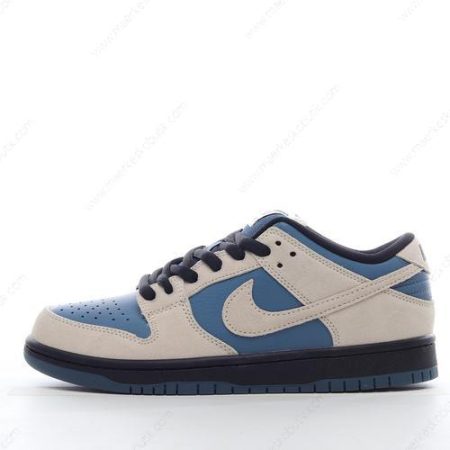 Billige Sko Nike SB Dunk Low ‘Grå Sort Blå’ BQ6817-200