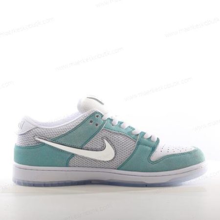 Billige Sko Nike SB Dunk Low ‘Grøn Sølv Hvid’ FD2562-400